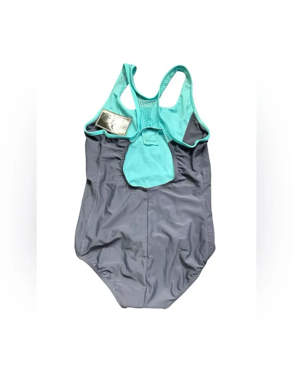ZEROXPOSUR girls youth TELUM one piece racerback swimsuit size 8/10 Medium NWT